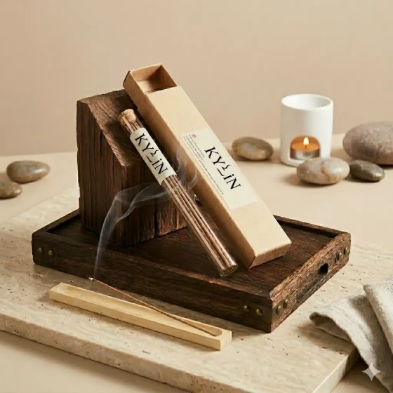 KyLin Aura — Ancient Pear & Agarwood Incense Sticks