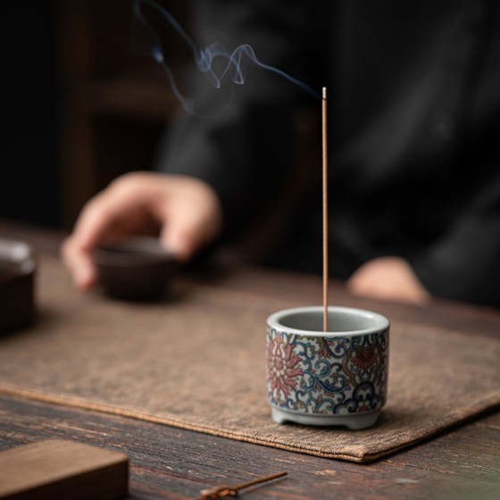 KyLin Aura Enamel Ceramic Zen Incense Burner