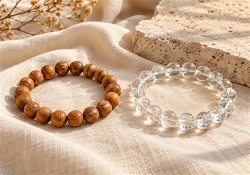 Sandalwood vs. Crystal Mala Beads: How to Choose